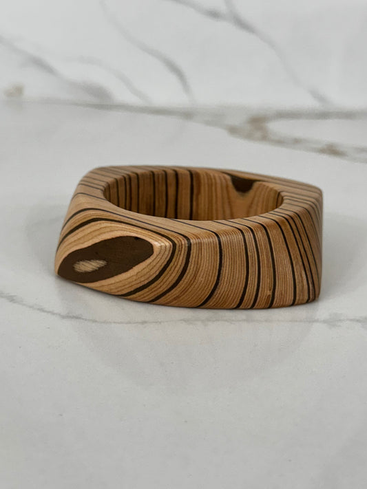 Geometric Patchwork Bangle
