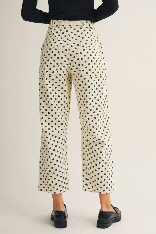 {PRE ORDER} Dots Love Barrel Pants