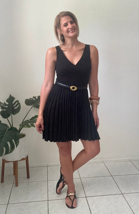 Paulette Pretty Black Dress