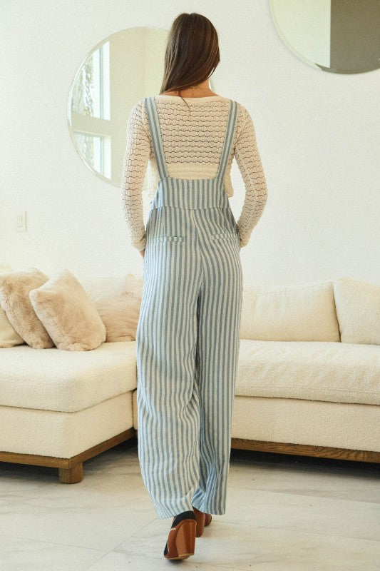{PRE ORDER} Vera Striped Soft Overall