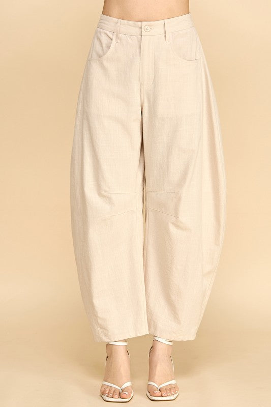 {PRE ORDEN} Killy Linen Barrel Pants