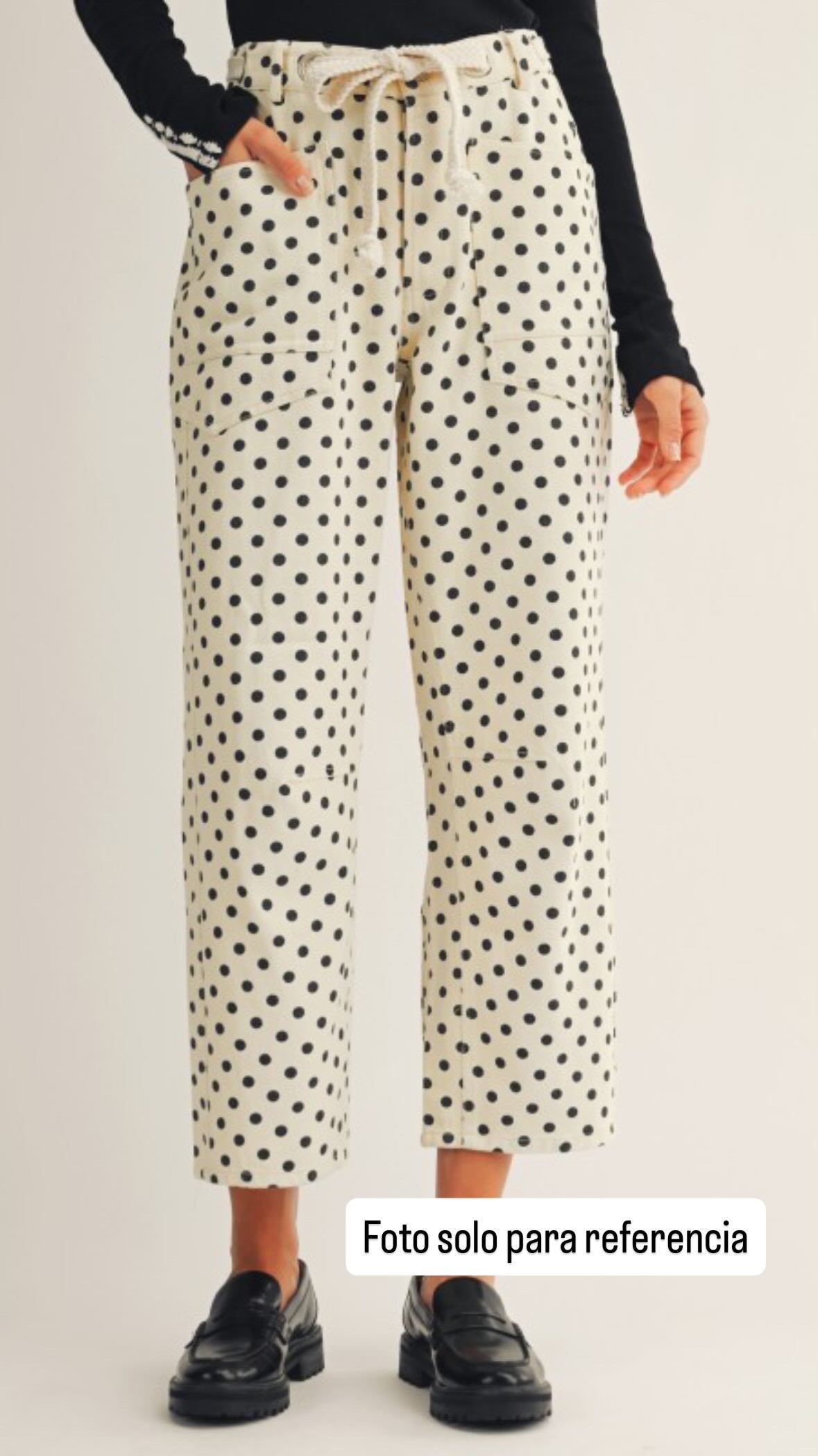 {PRE ORDER} Dots Love Barrel Pants