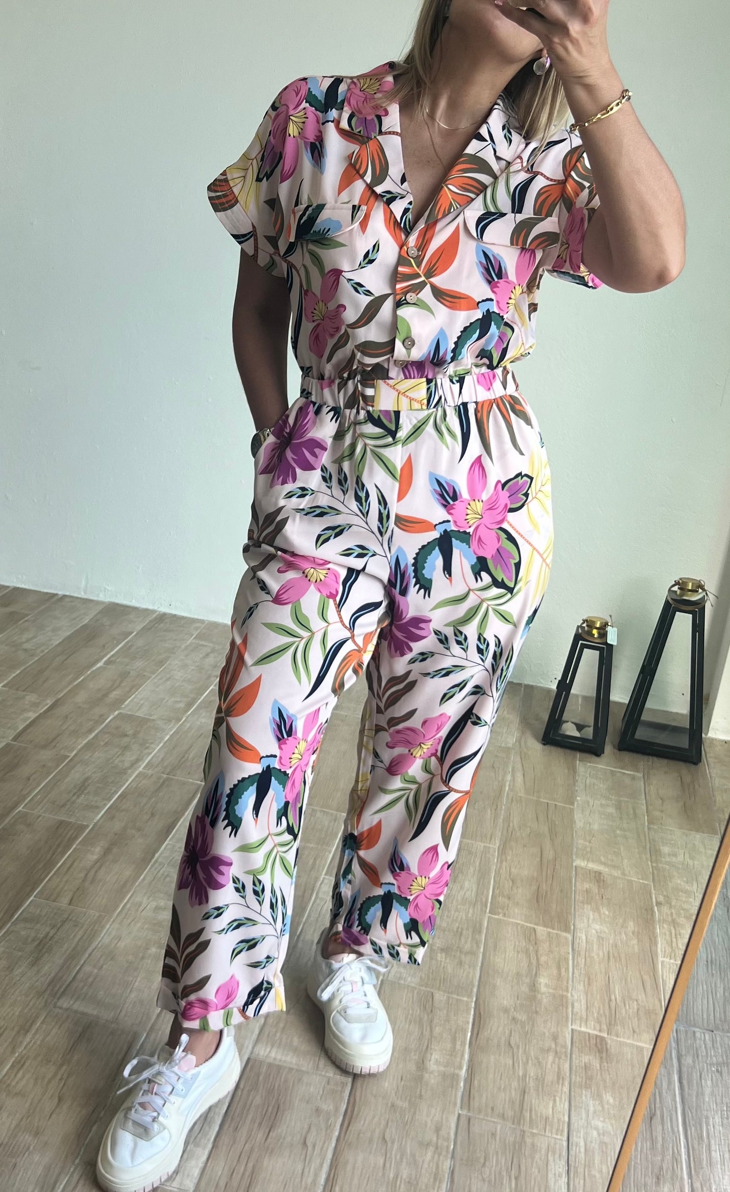 Coloring Flowers Jumpsuit