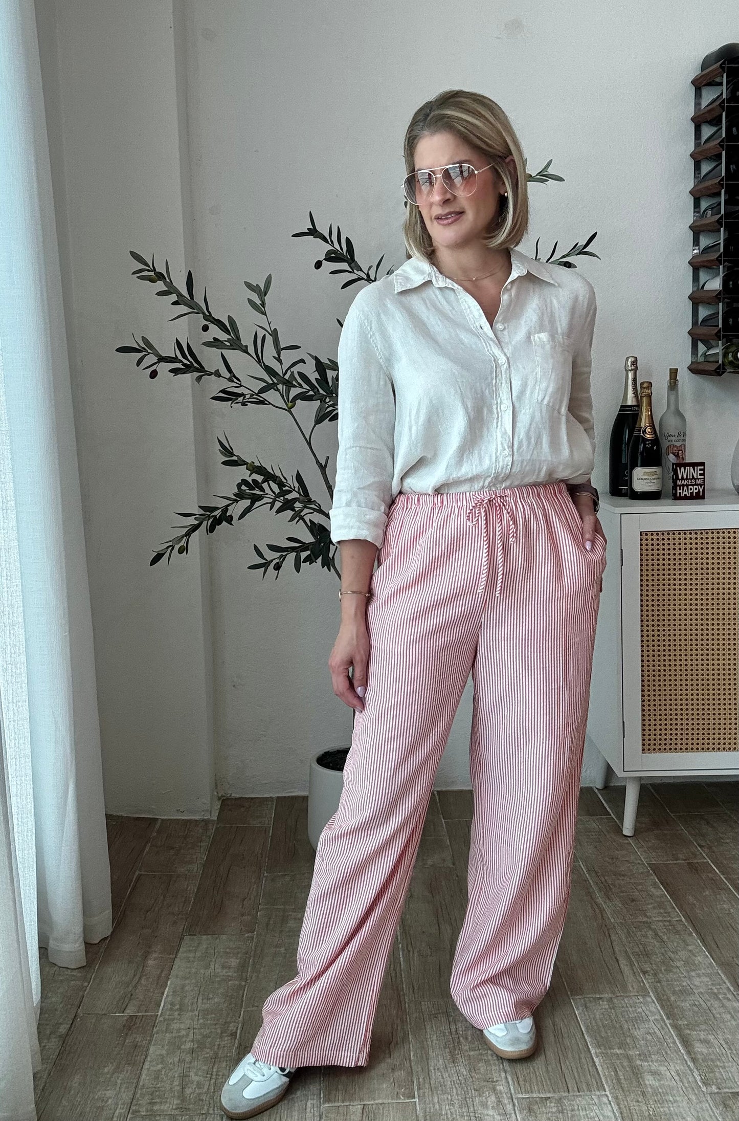 Taraji Striped Wide Leg Pants