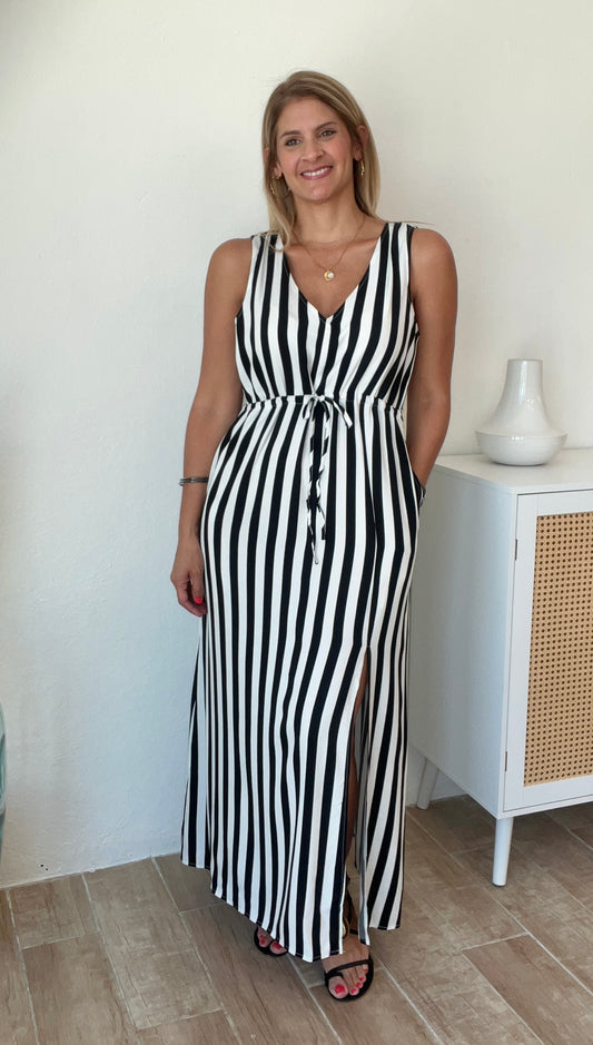 Raquel Stripe Maxi Dress