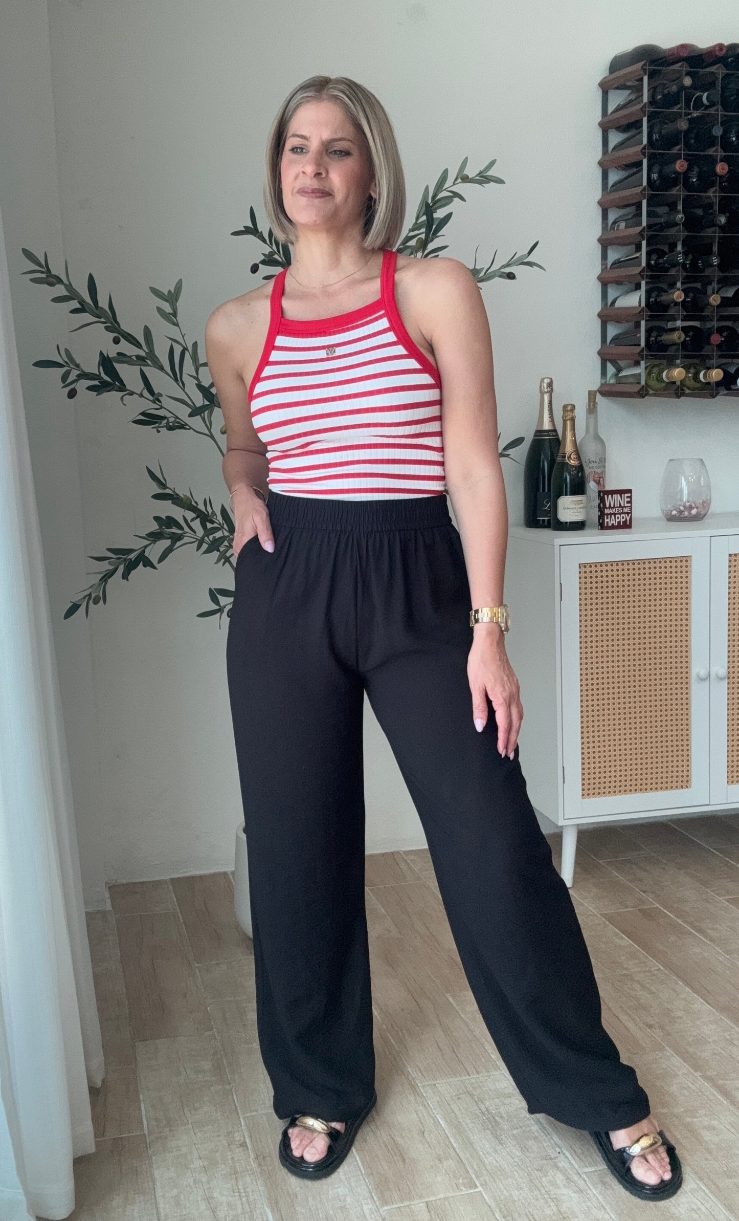 Dari Wide Leg Linen Pants