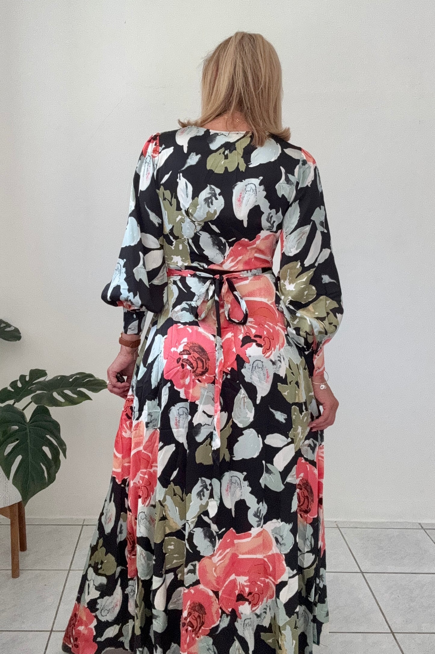 Dinorah Wrap Maxi Dress