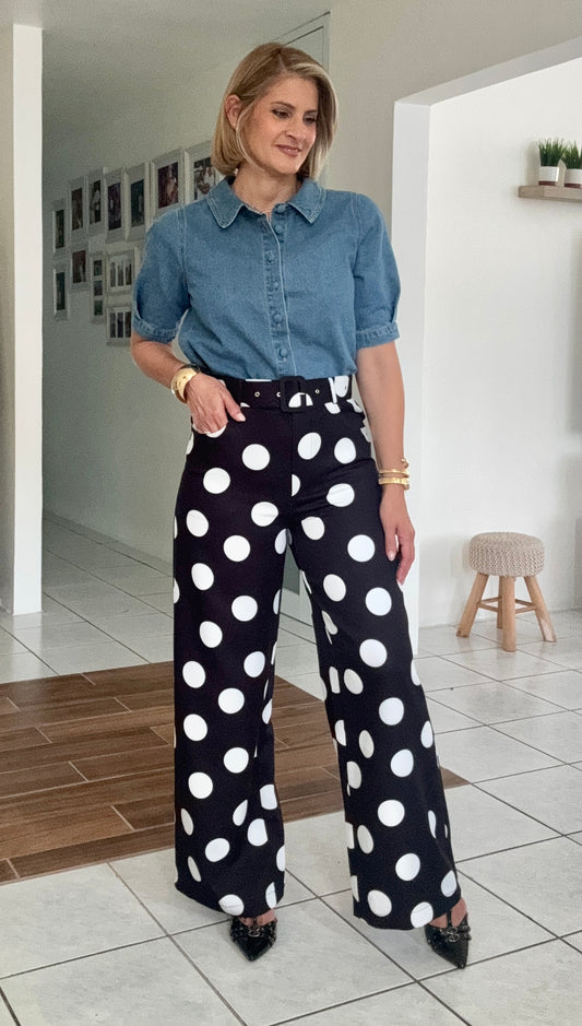 Charlotte Polka Dot Pants