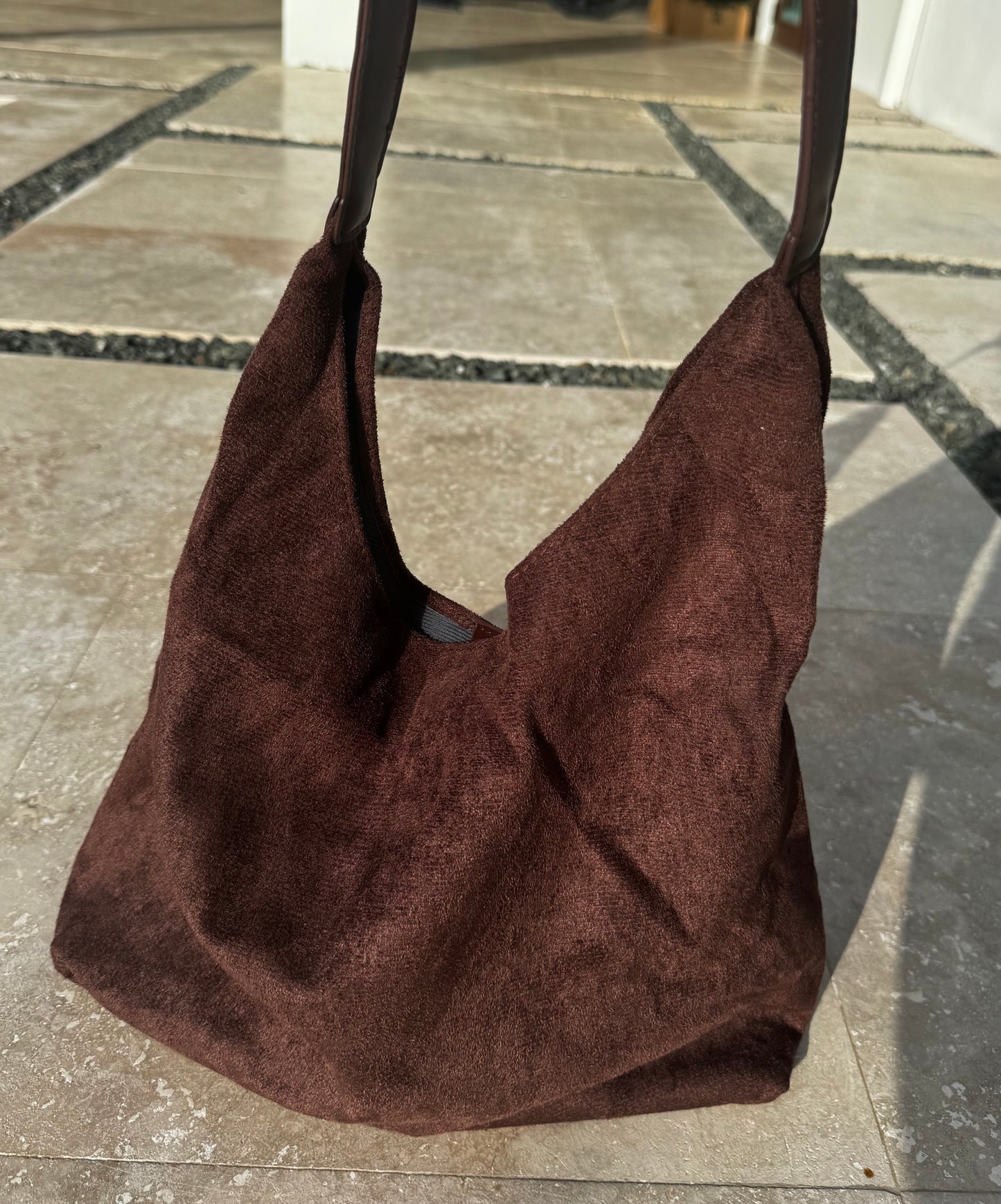 Becky Suede Bucket Bag