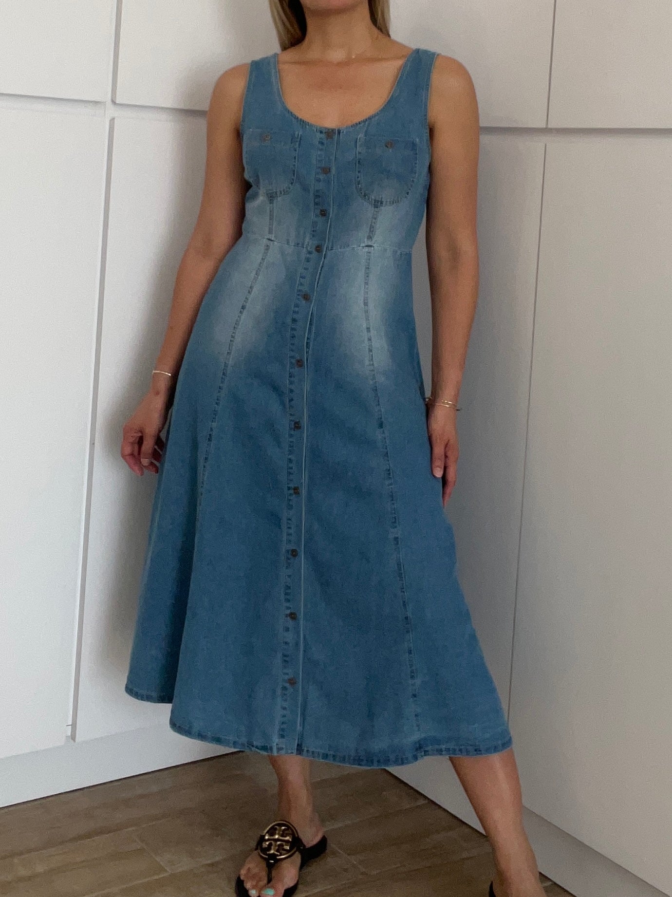 Lolita Midi Denim Dress