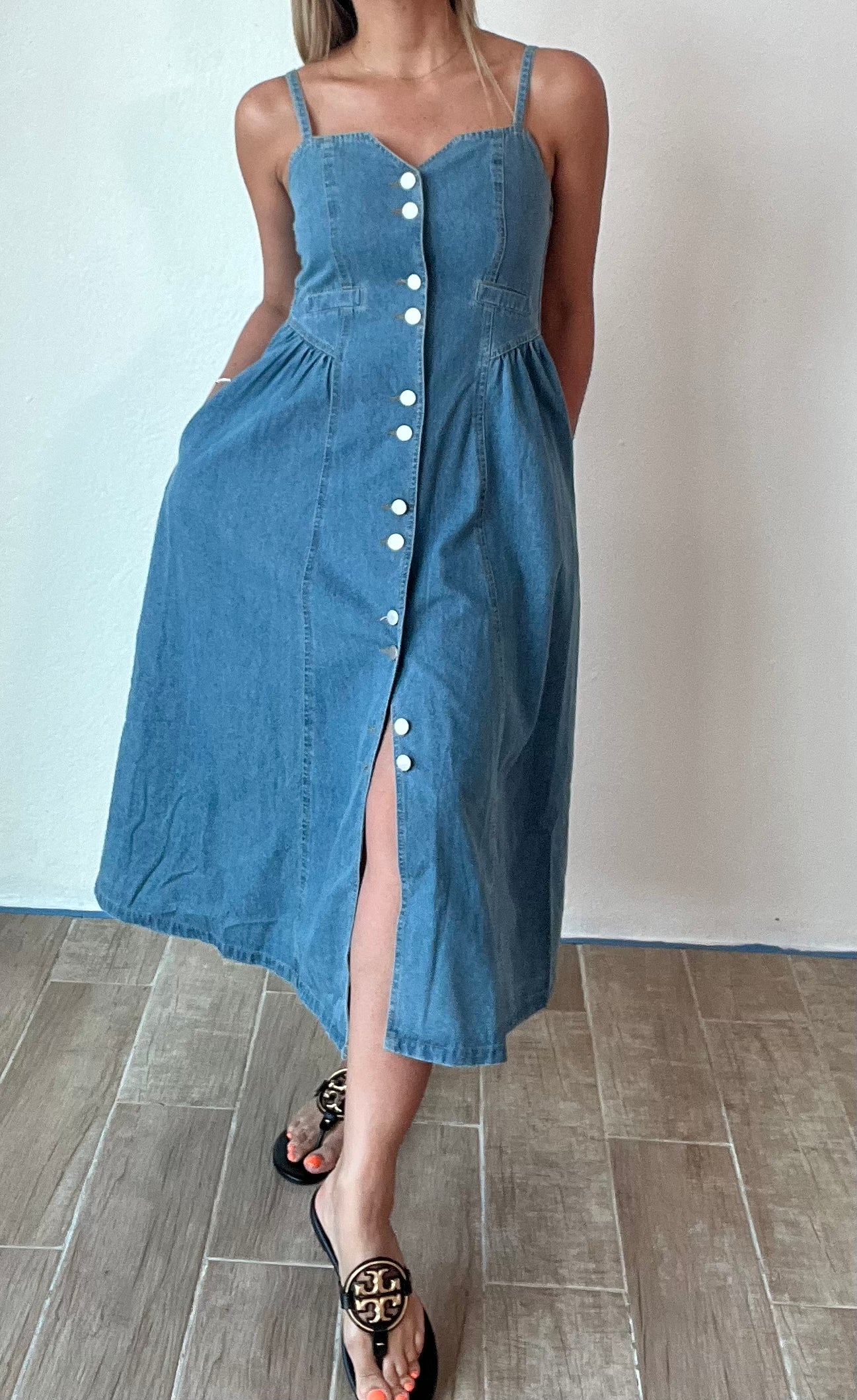 Denim of My Life Midi Dress