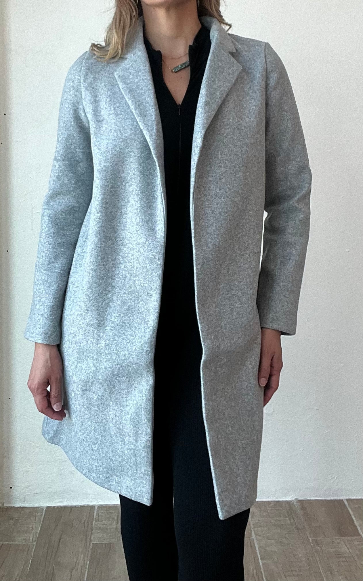 Fleece Long Line Coat