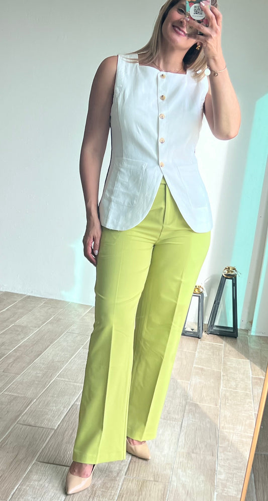 Lima Limón Straight Trousers