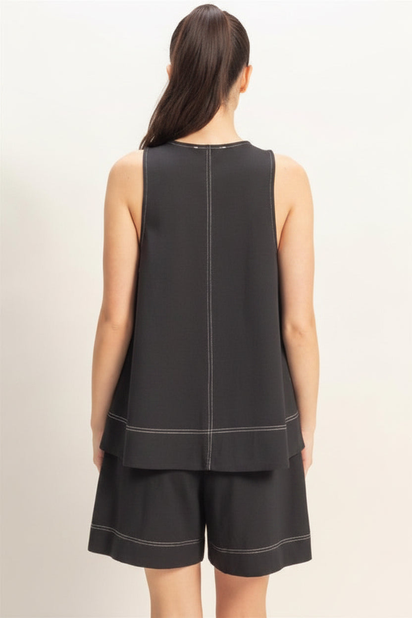 Zayira A-Line Top & Short Set