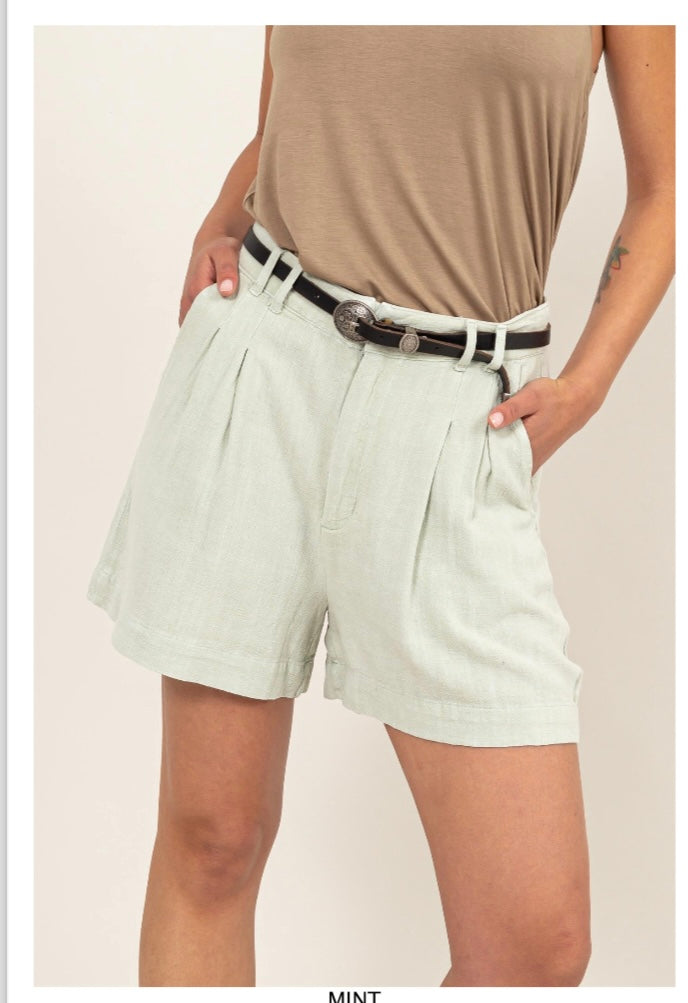 Shary Linen Casual Shorts