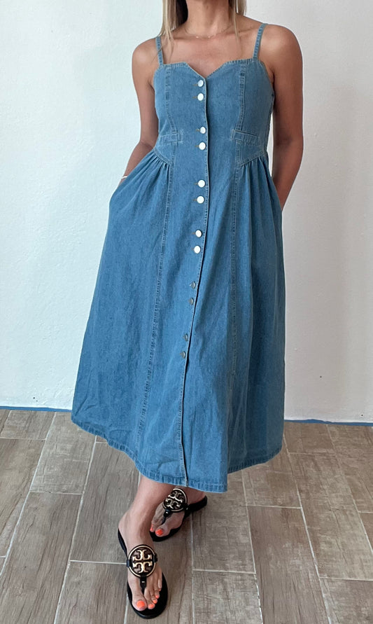 Denim of My Life Midi Dress