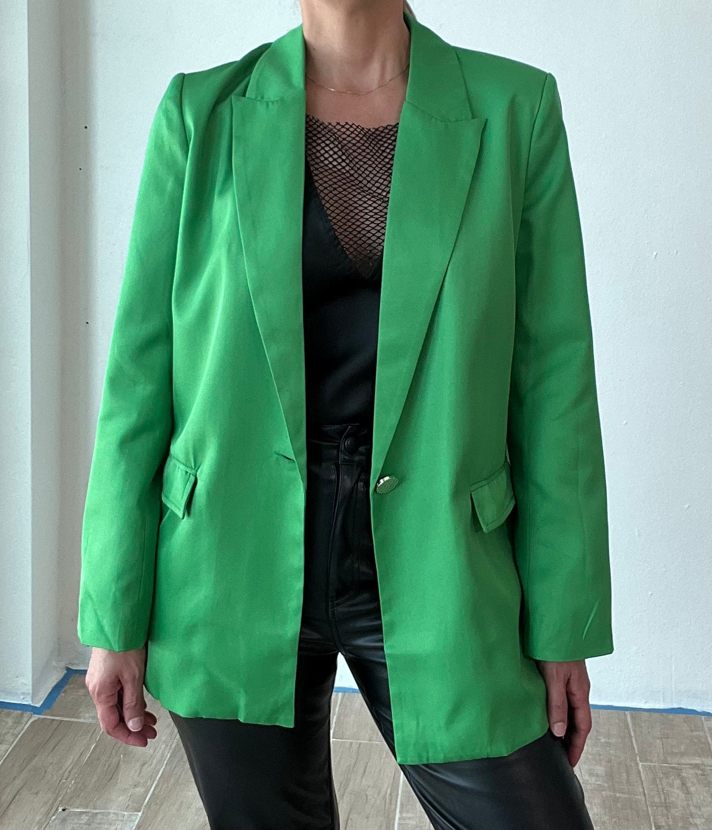 Emerald Love Oversized Blazer