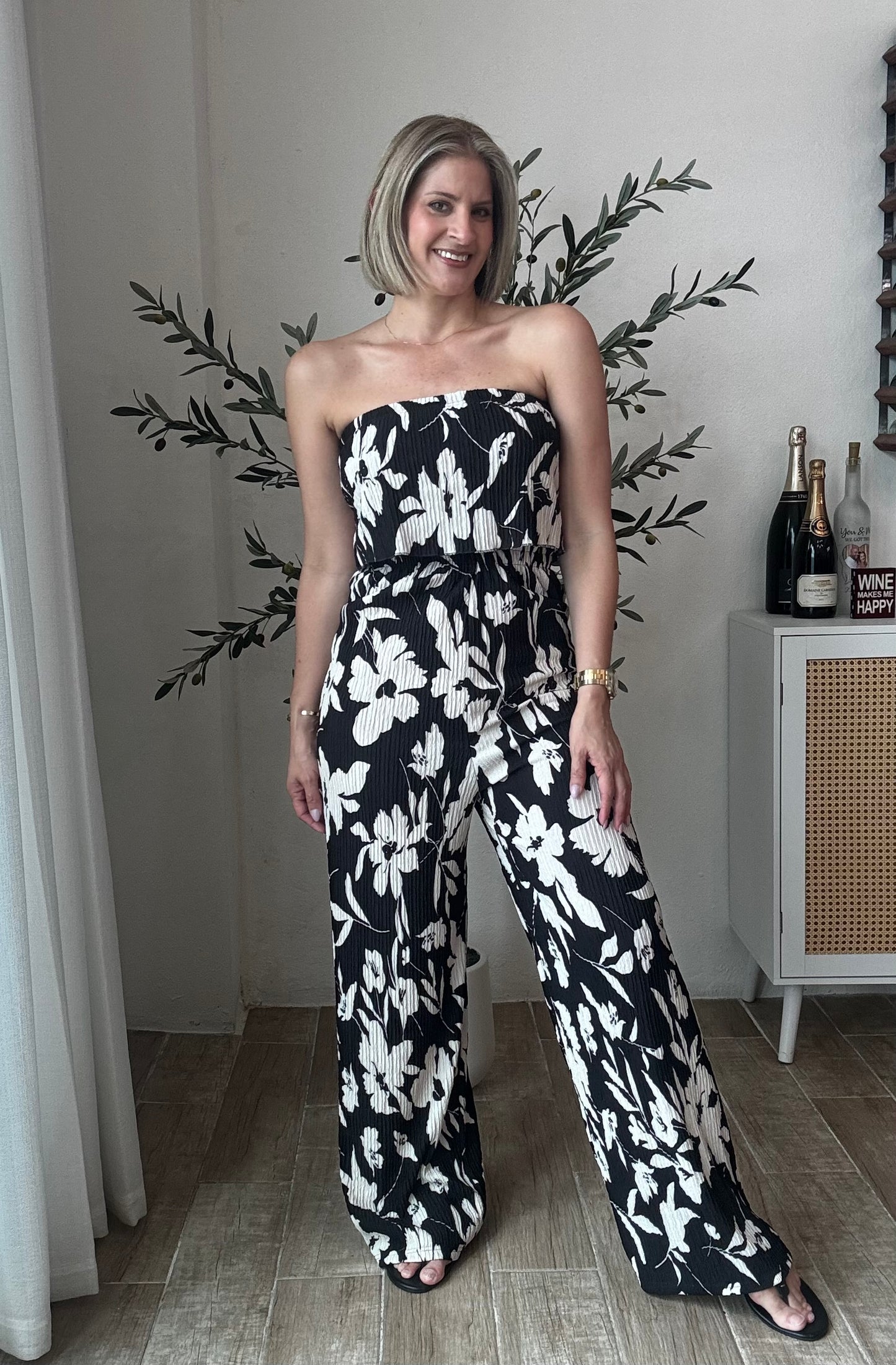 Wendi Floral Off Shoulder Jumpsuit