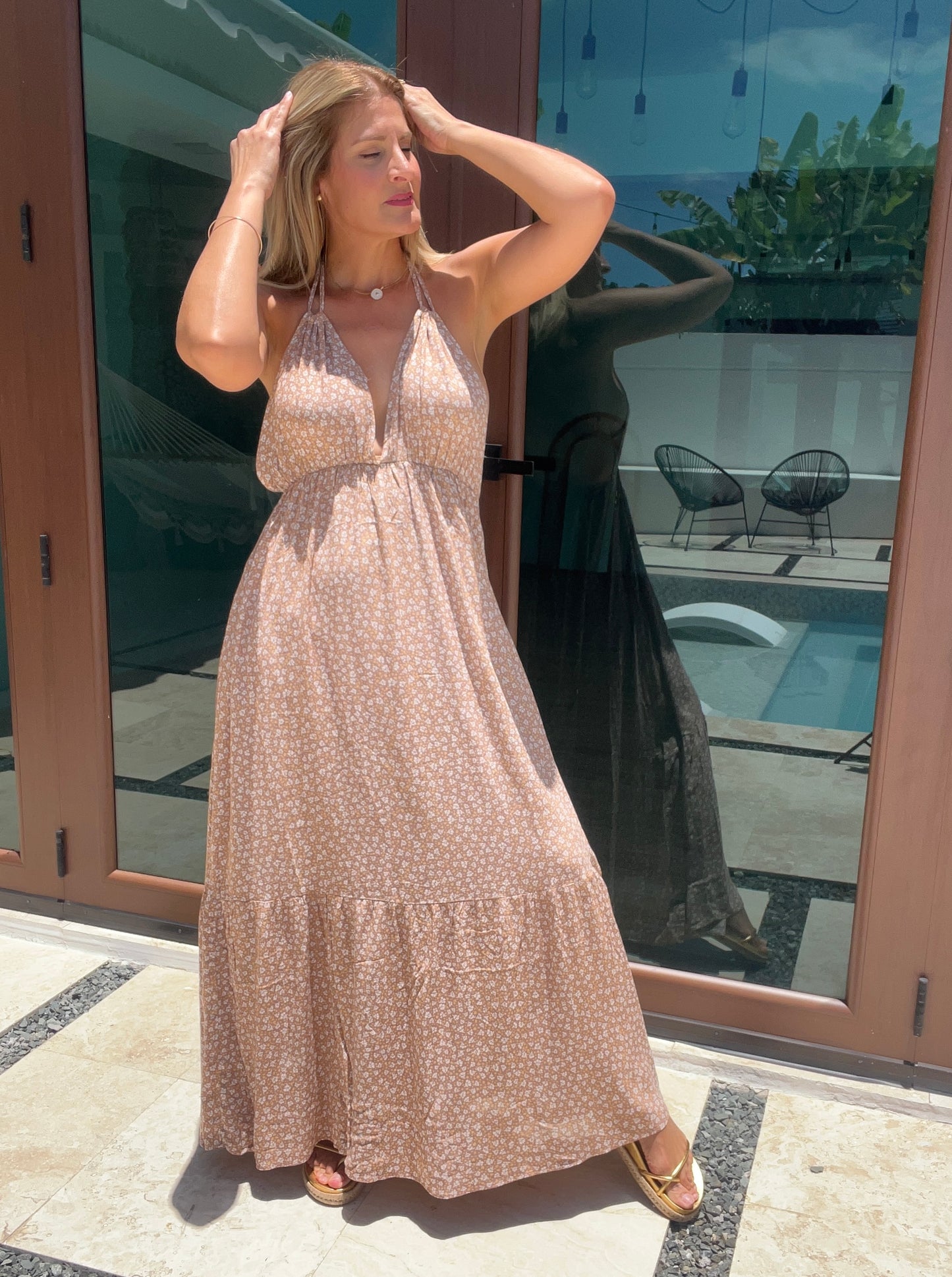 Romance in the Air Maxi Dress