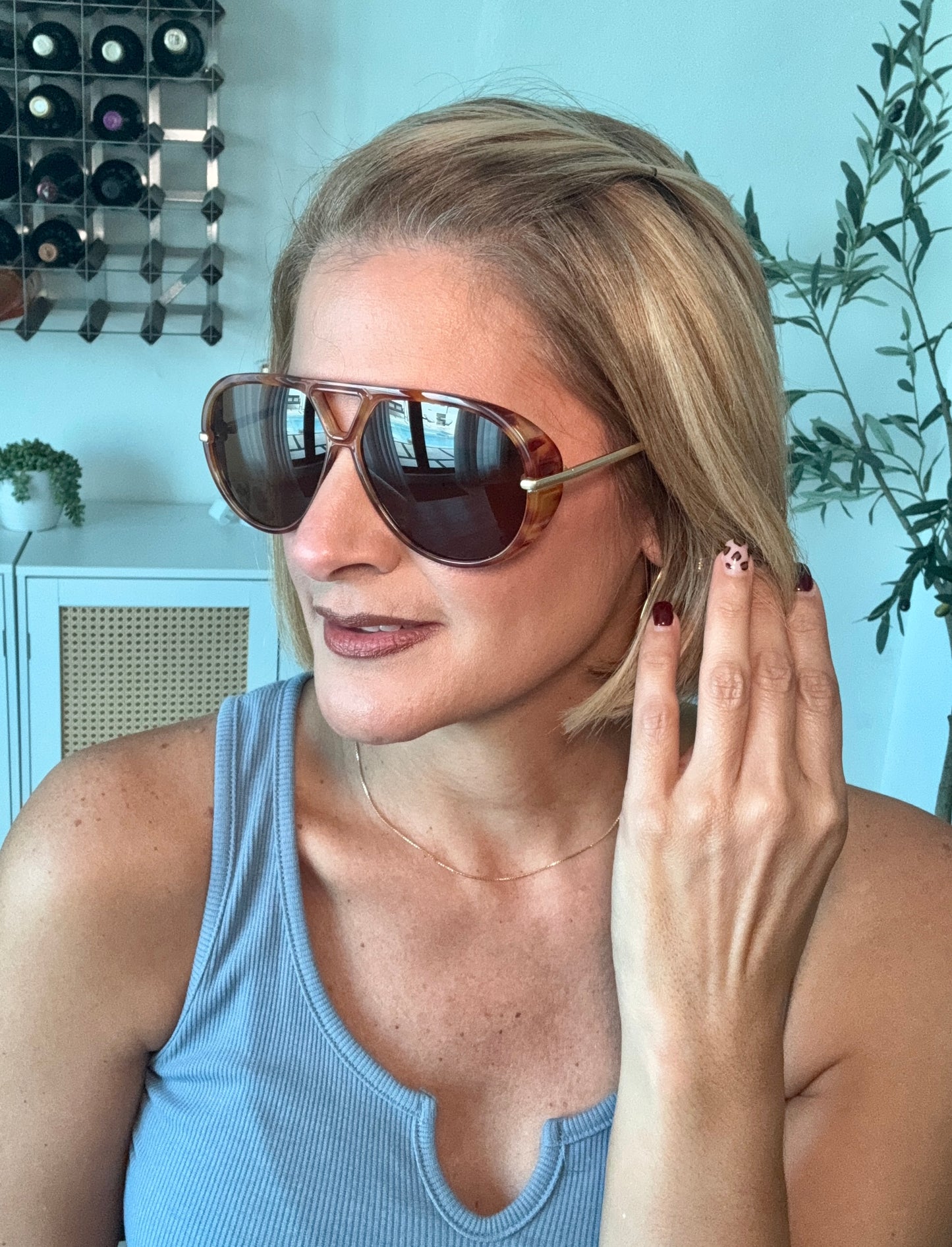 Cool Retro Aviator Sunglasses