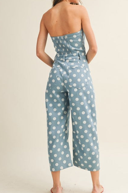 Irina Dots Barrel Jumpsuit