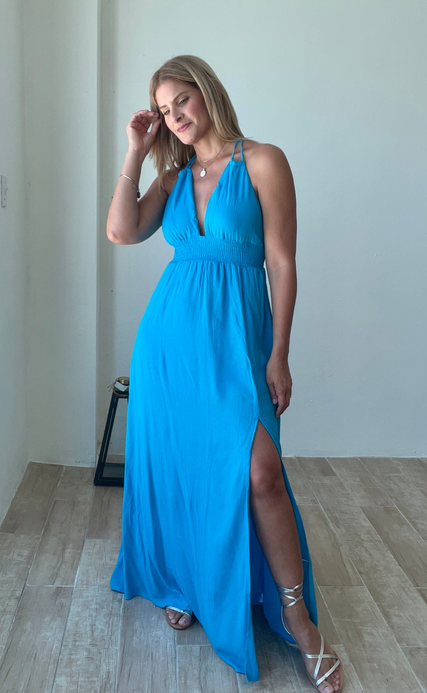 Blue Spirit Maxi Sundress