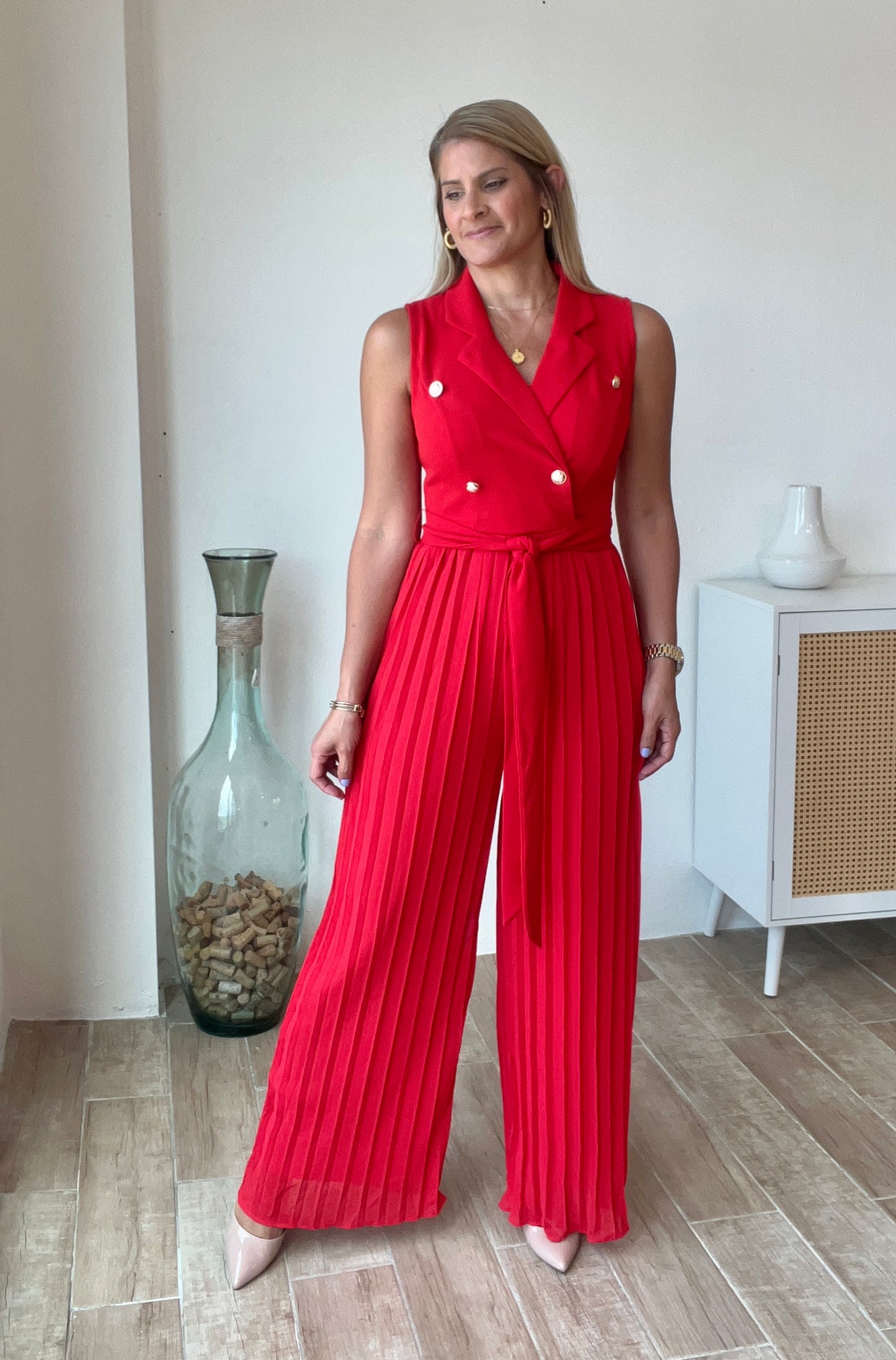 Ruby Love Pleated Jumpsuit