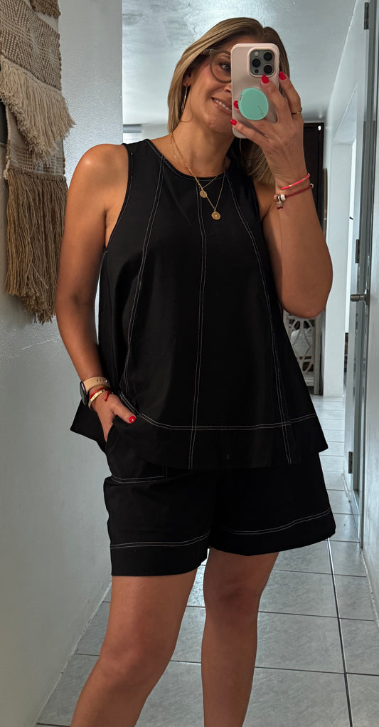 Zayira A-Line Top & Short Set