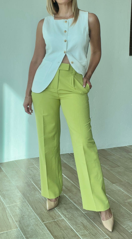 Lima Limón Straight Trousers