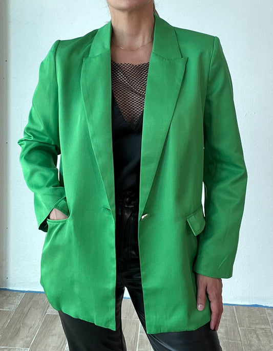 Emerald Love Oversized Blazer