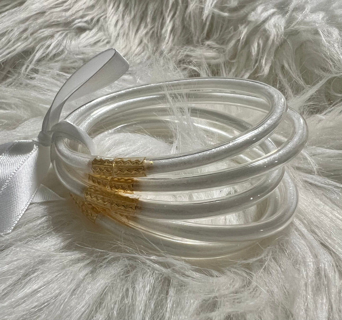 Jelly Glitter Bangles