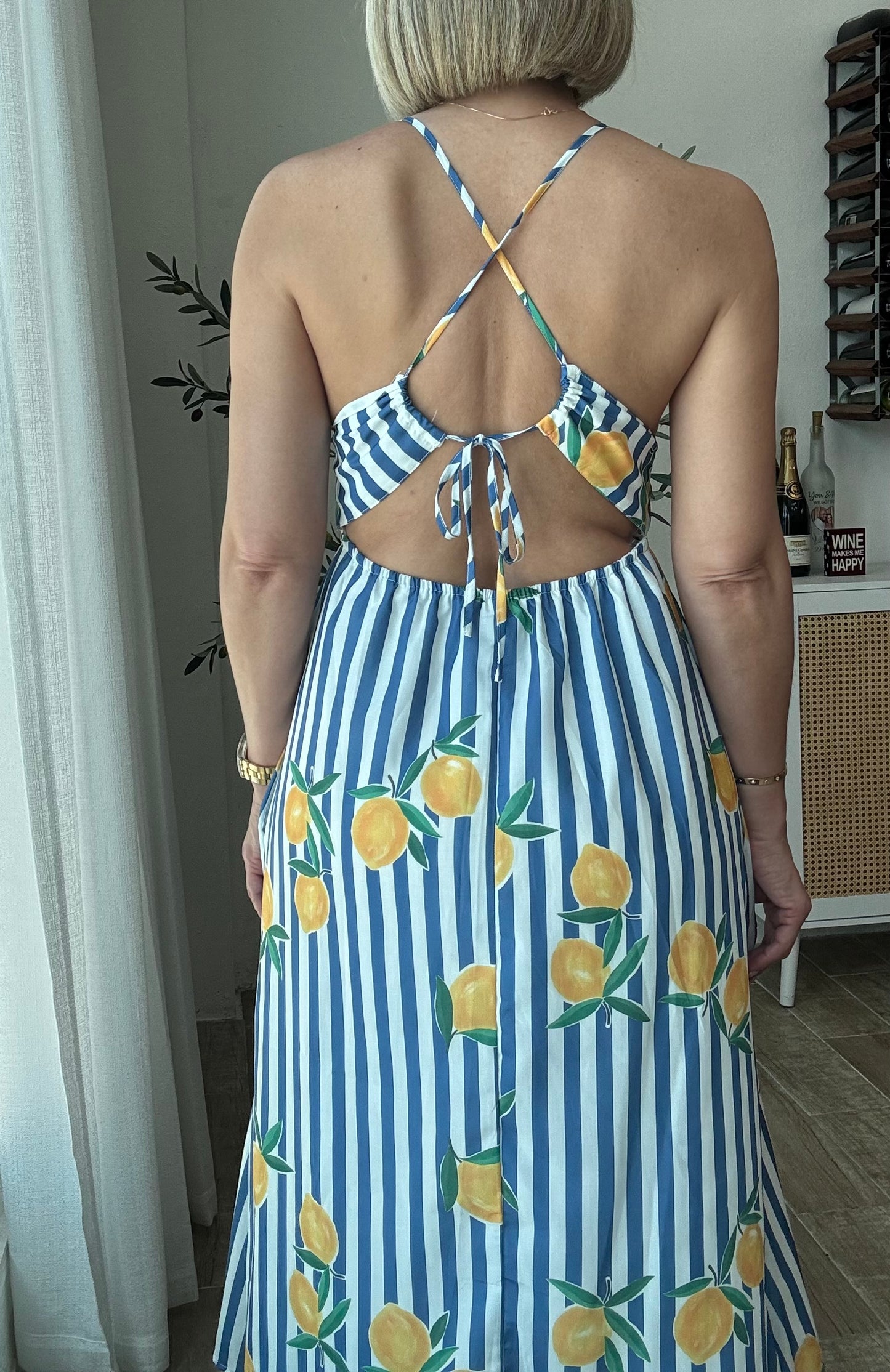 Summer @ Amalfi Coast Midi Dress