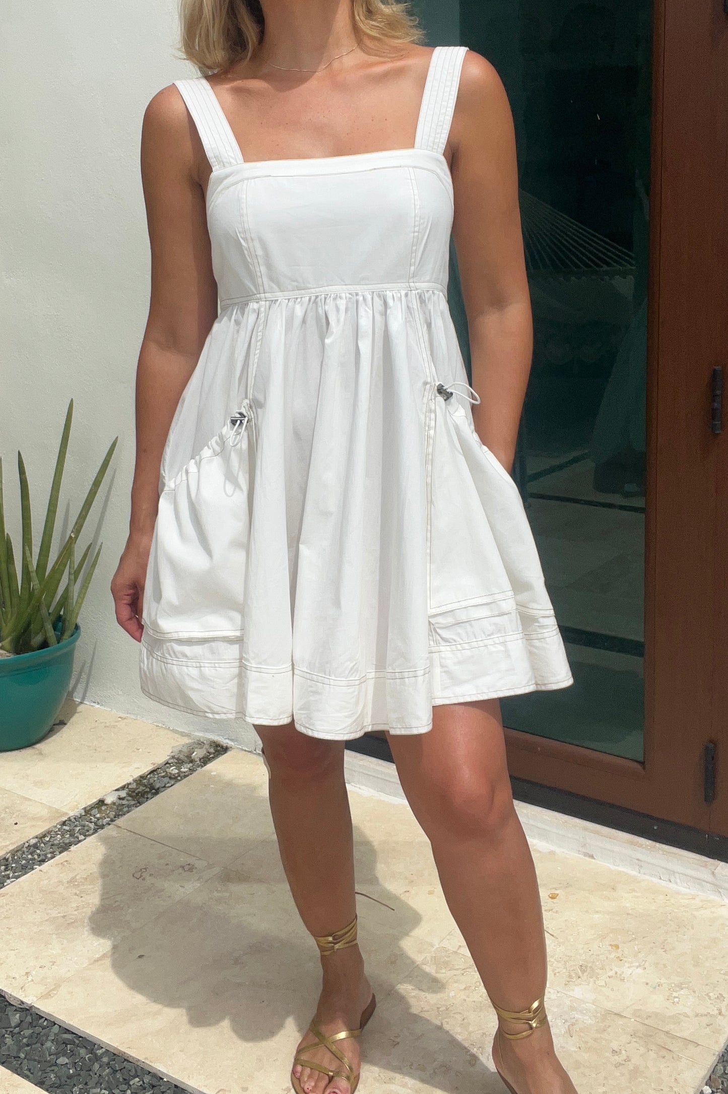 Tammy Cutie Dress-White