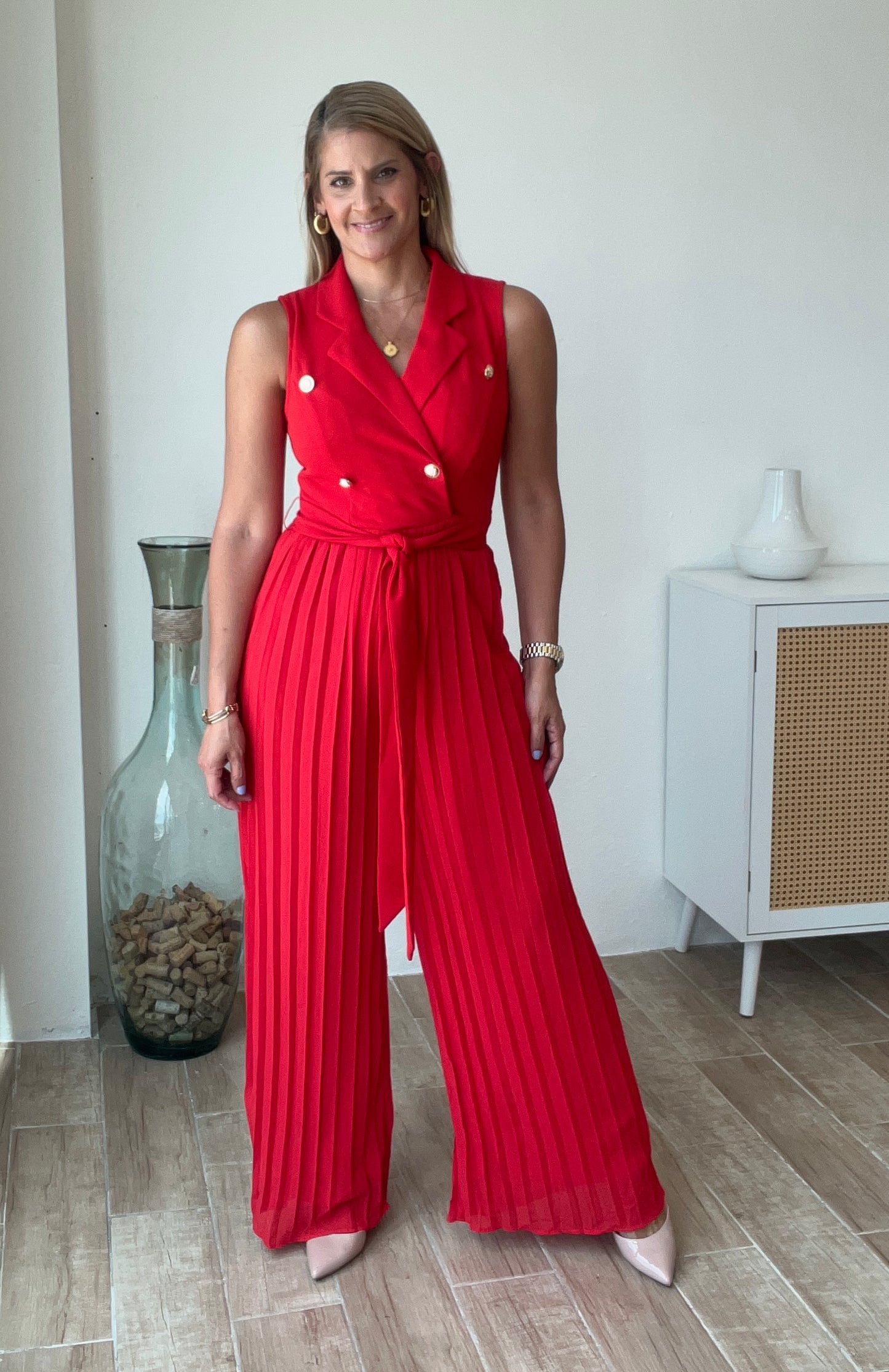 Ruby Love Pleated Jumpsuit