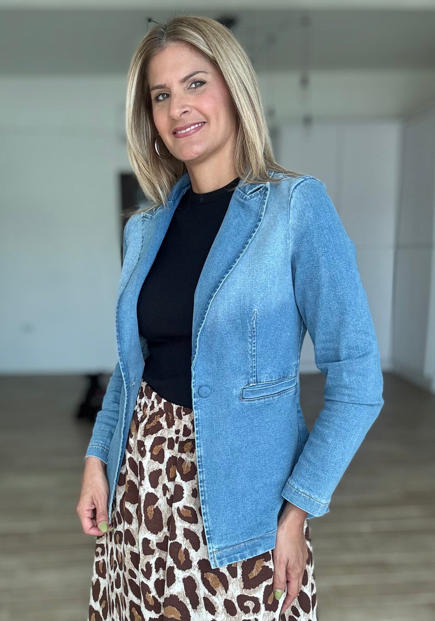 Chiqui Denim Blazer