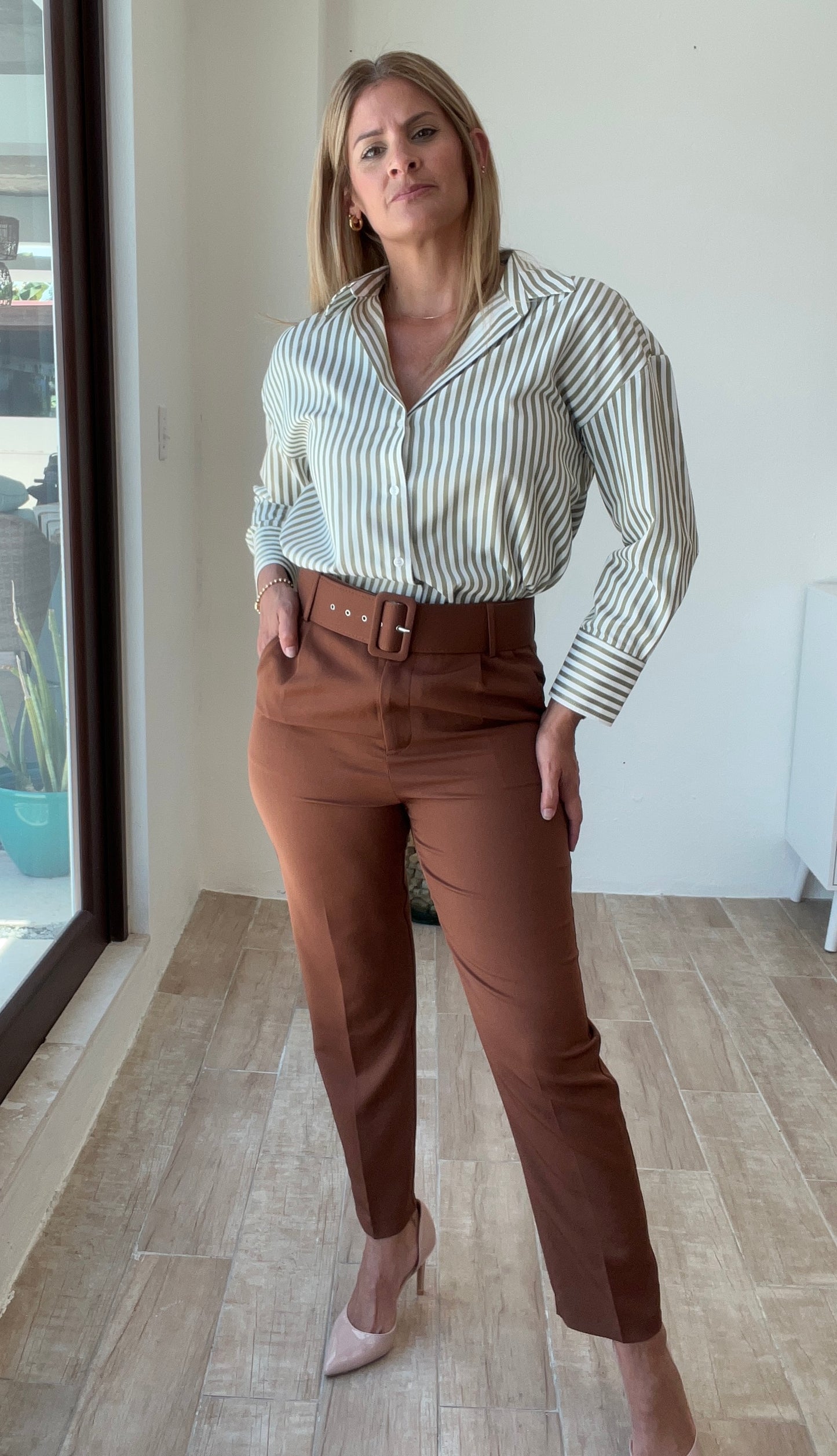 Carol Coco Brown Pants