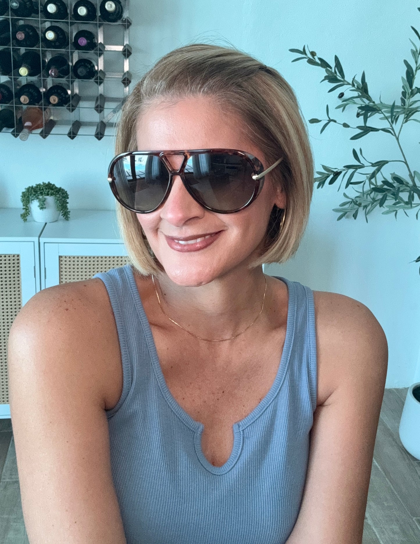 Cool Retro Aviator Sunglasses