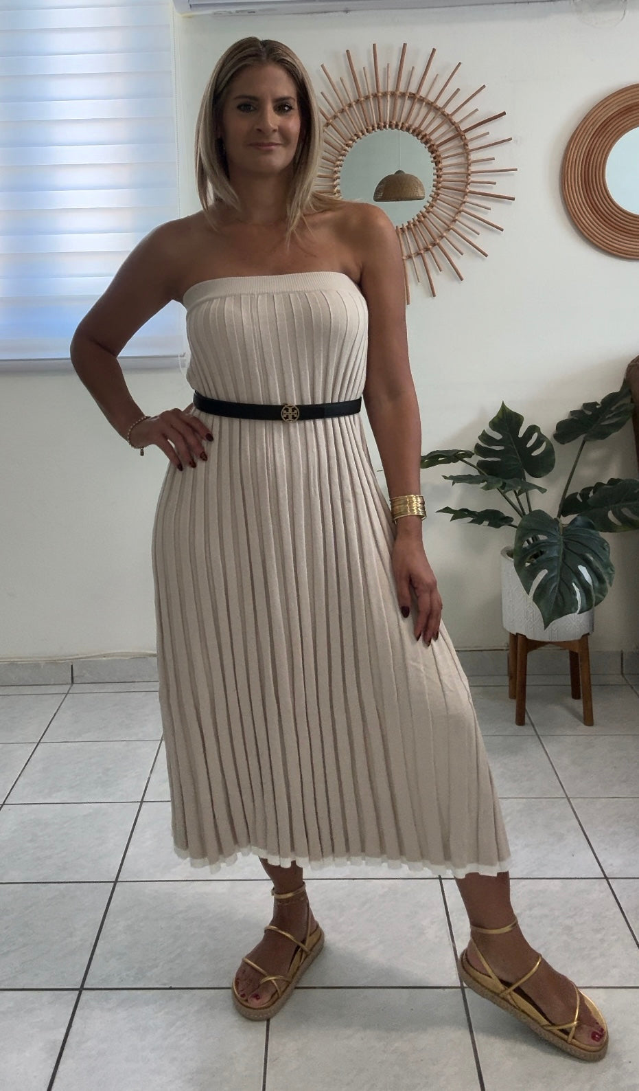 Astrid Ribbed Maxi Skirt