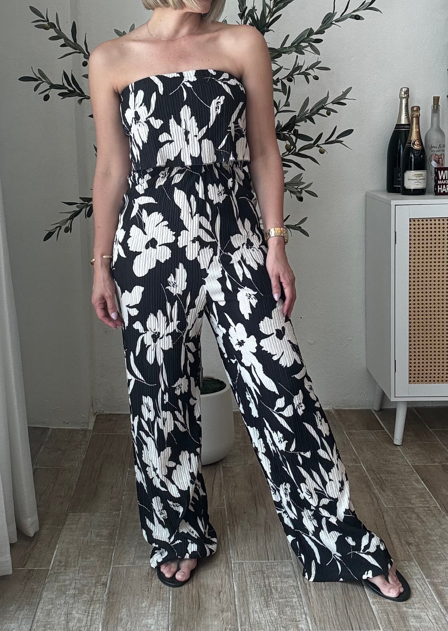 Wendi Floral Off Shoulder Jumpsuit