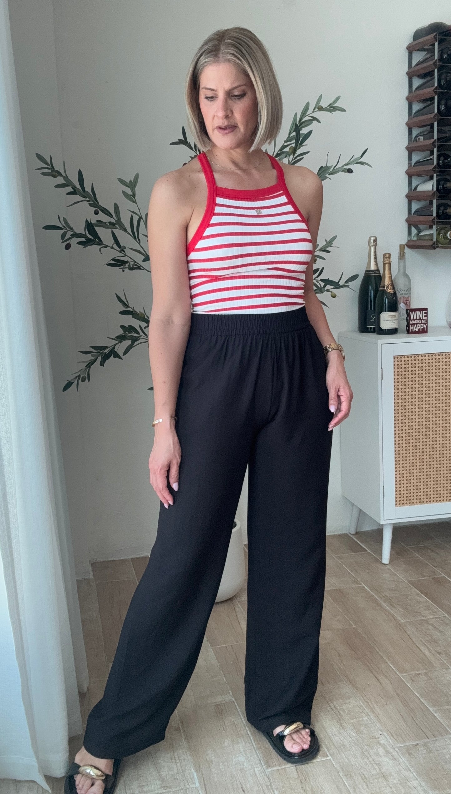 Dari Wide Leg Linen Pants