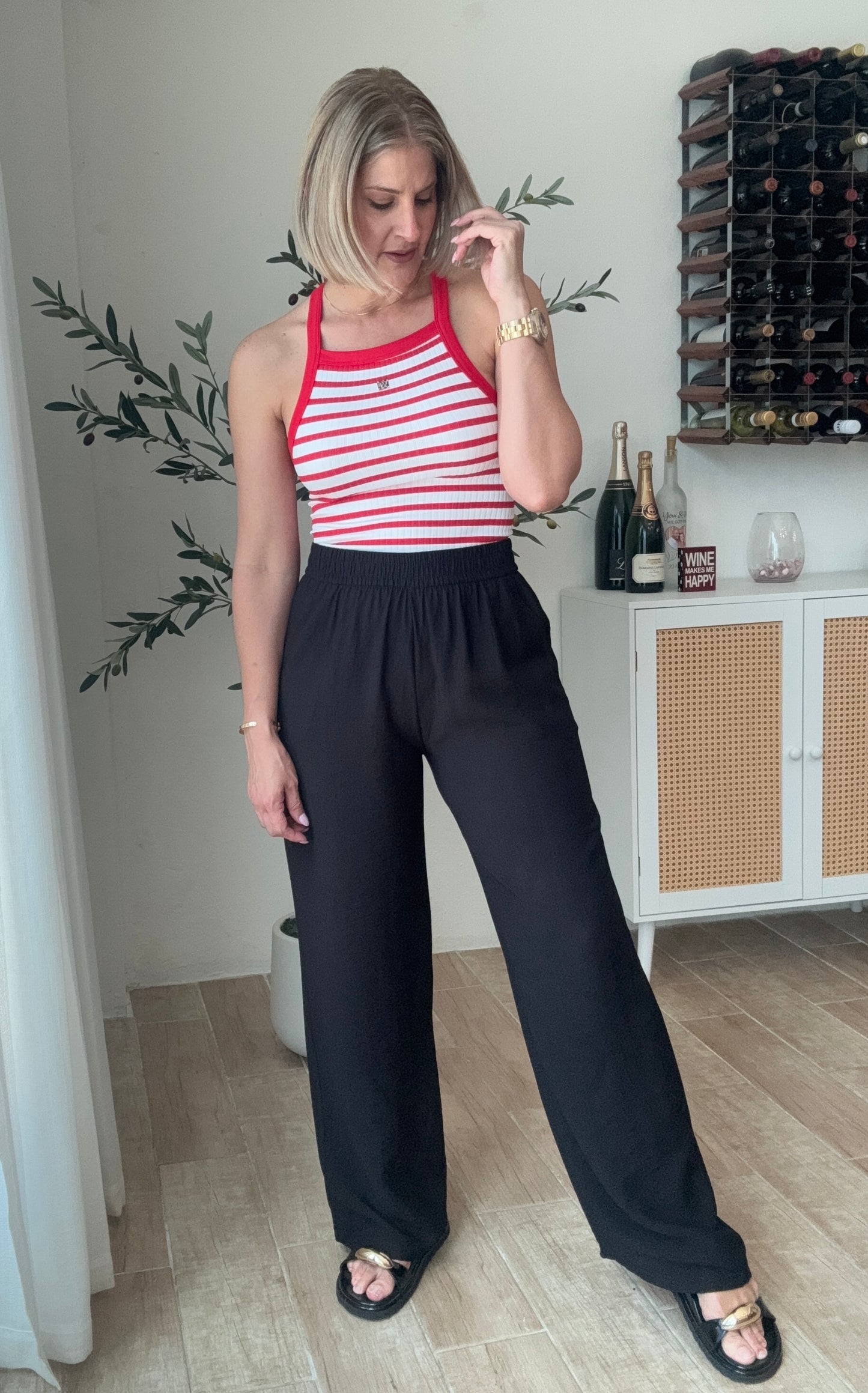 Dari Wide Leg Linen Pants