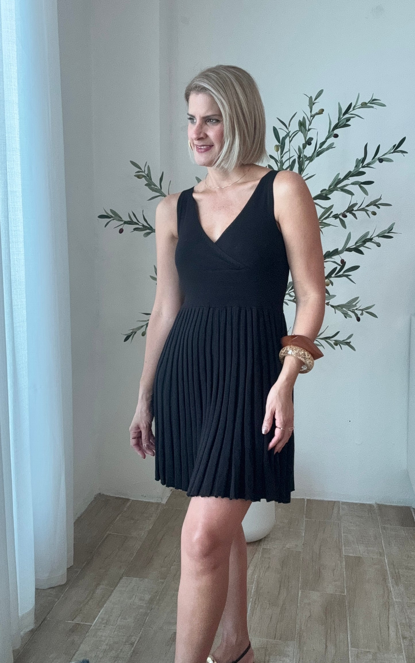 Paulette Pretty Black Dress