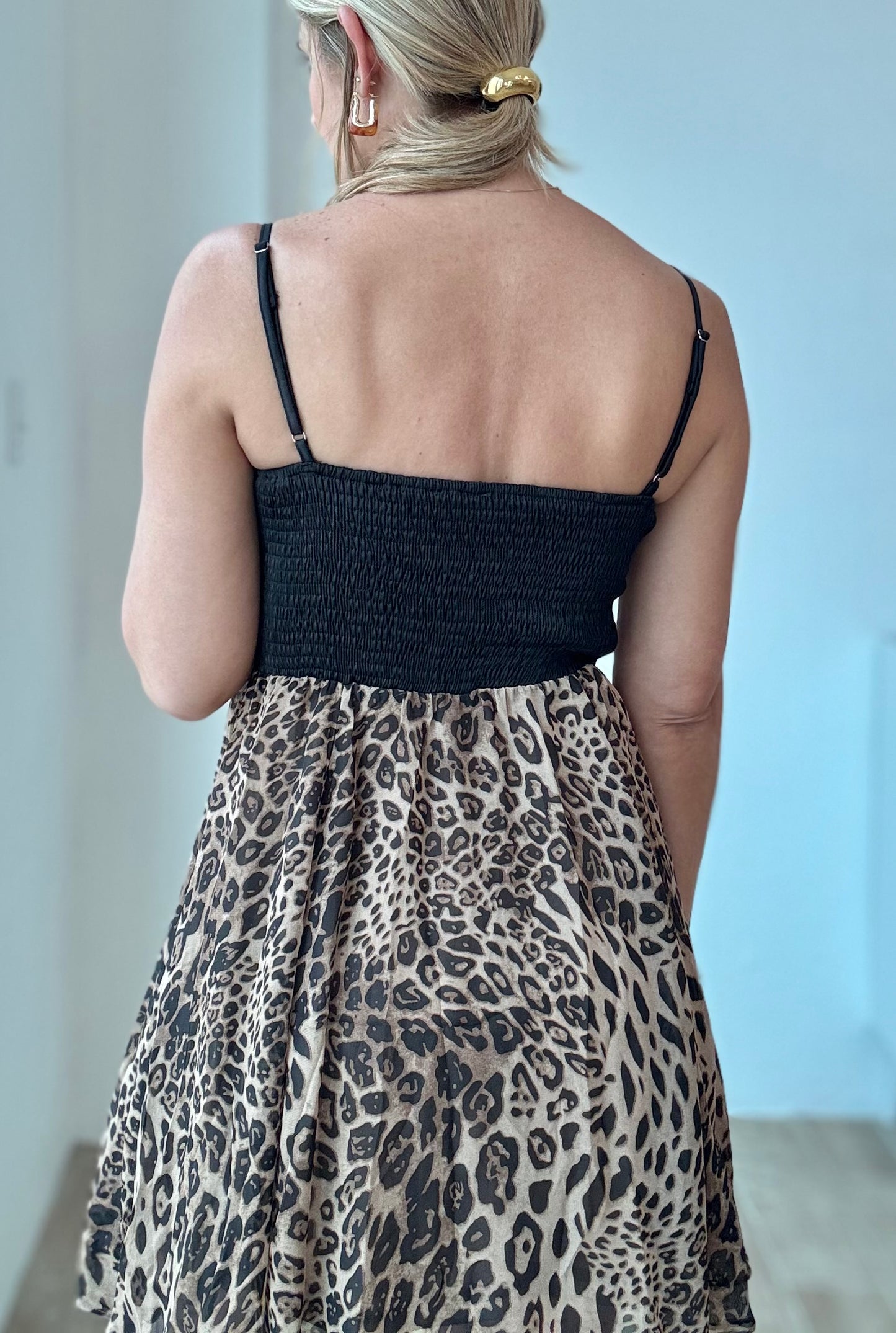 Dee Leopard Print Dress