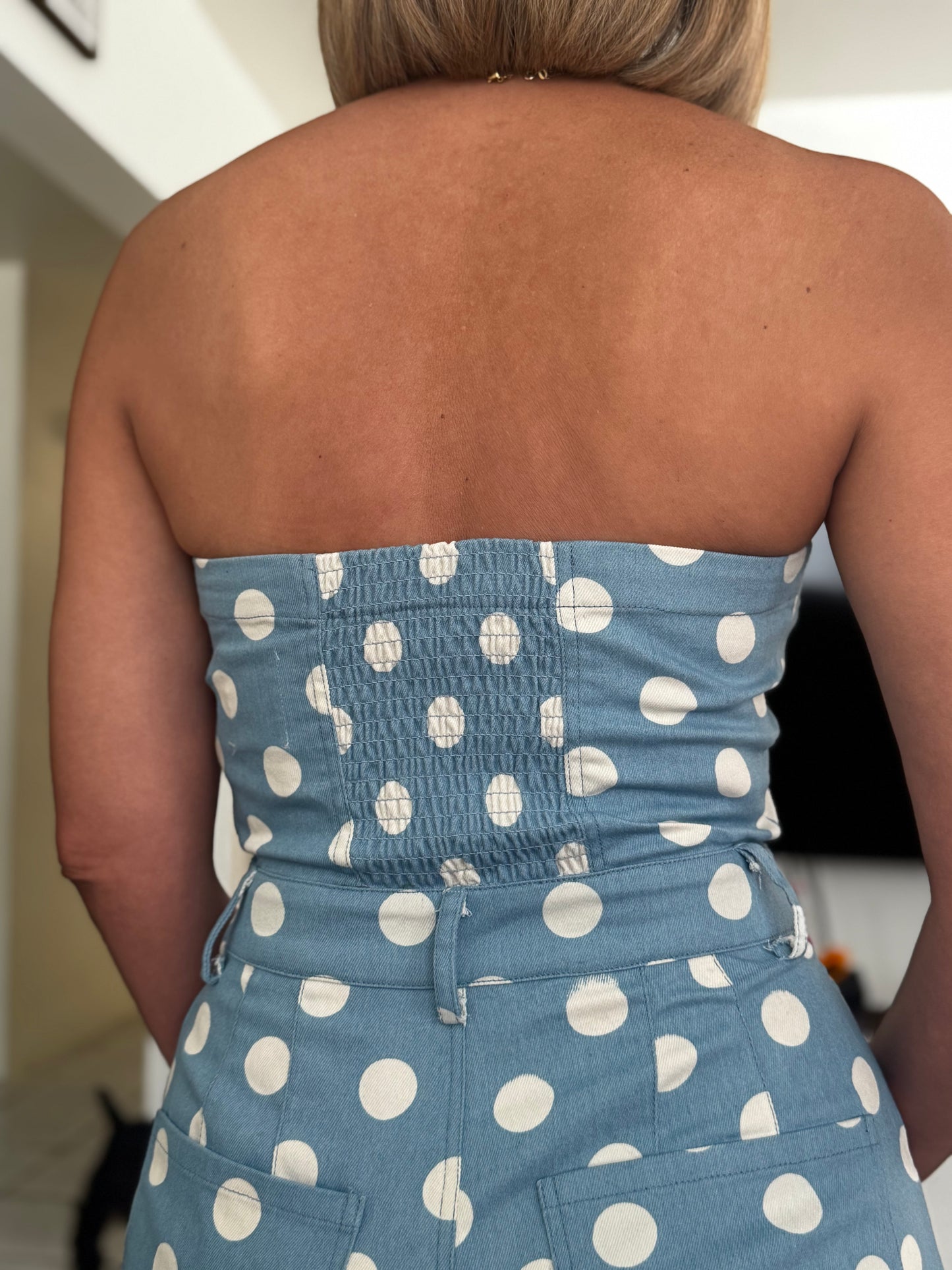 Irina Dots Barrel Jumpsuit