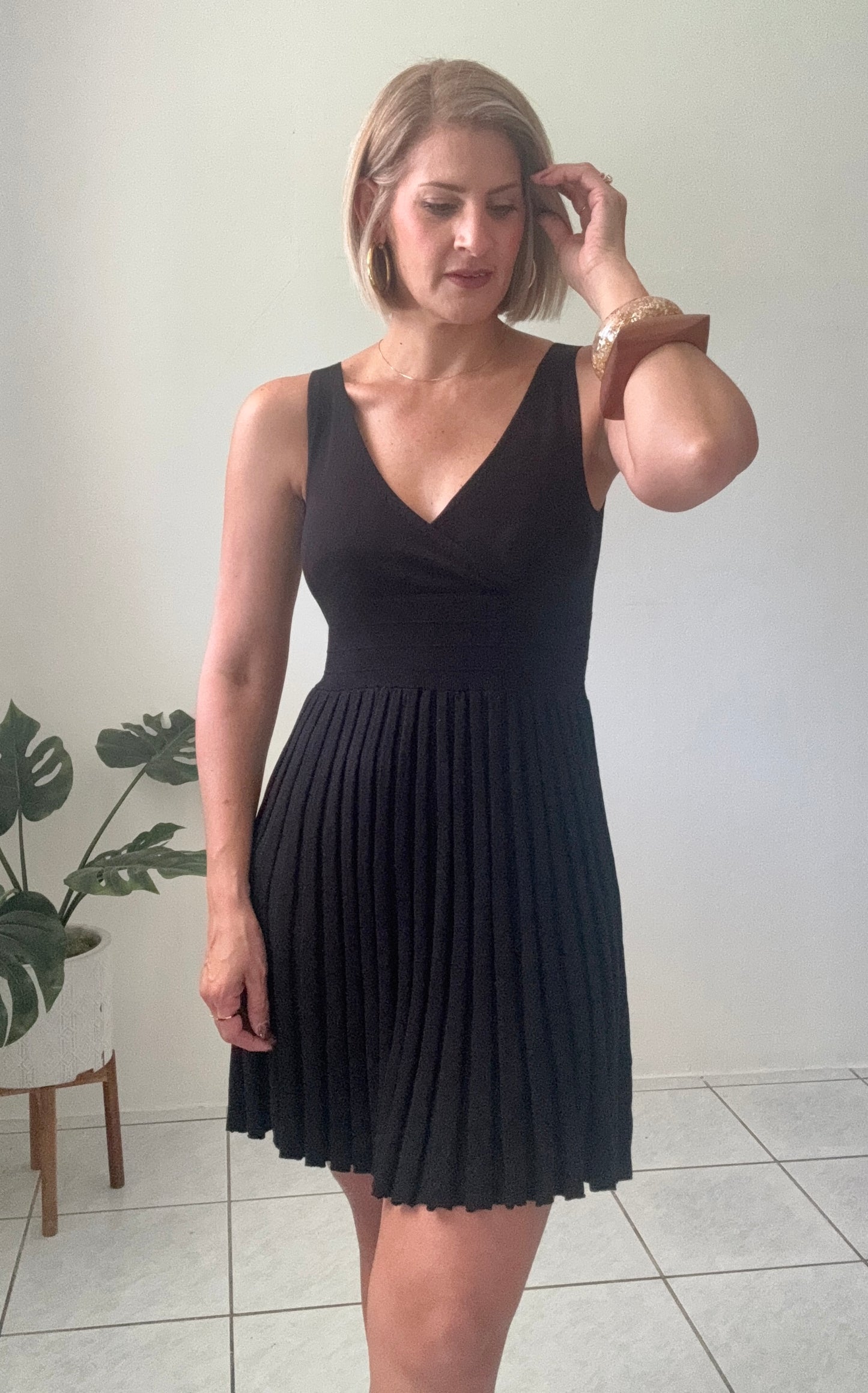 Paulette Pretty Black Dress