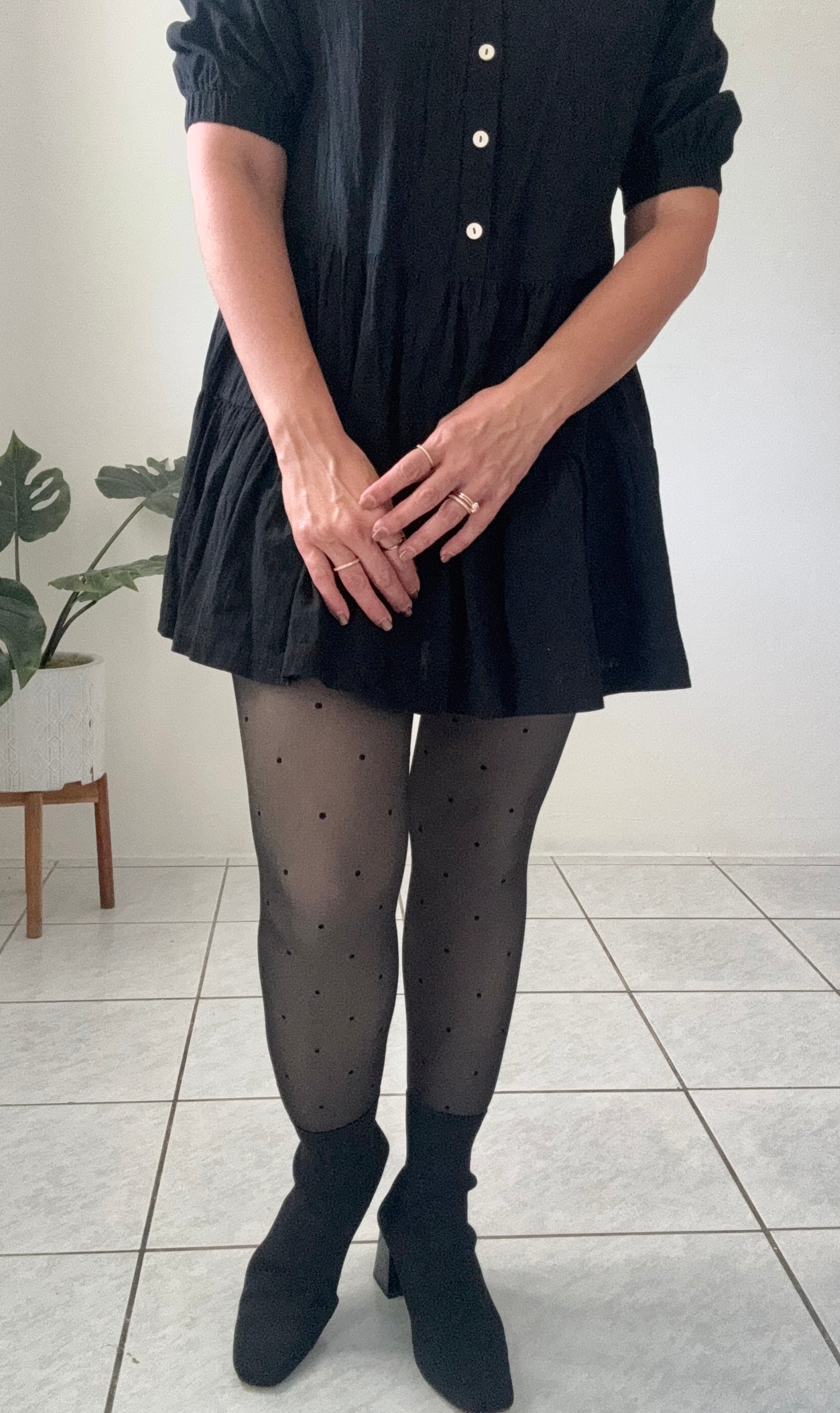 Dots Thermal Tights Pants