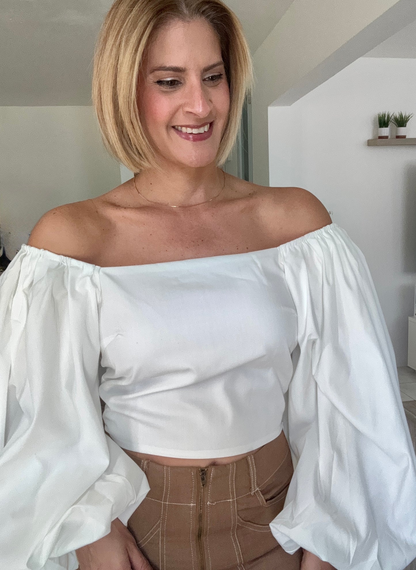 Bianca Balloon Sleeve Top
