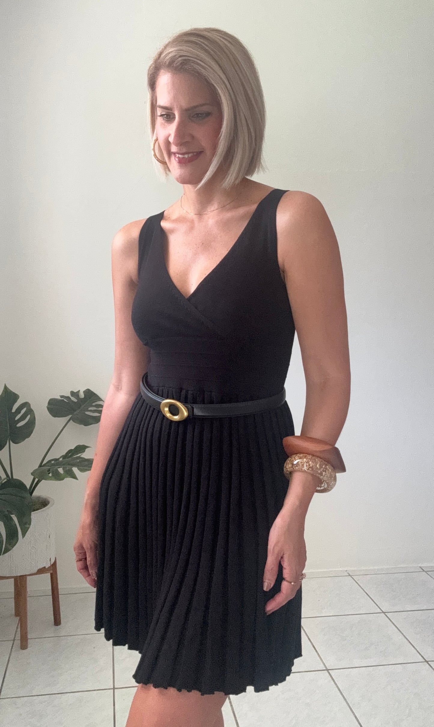 Paulette Pretty Black Dress