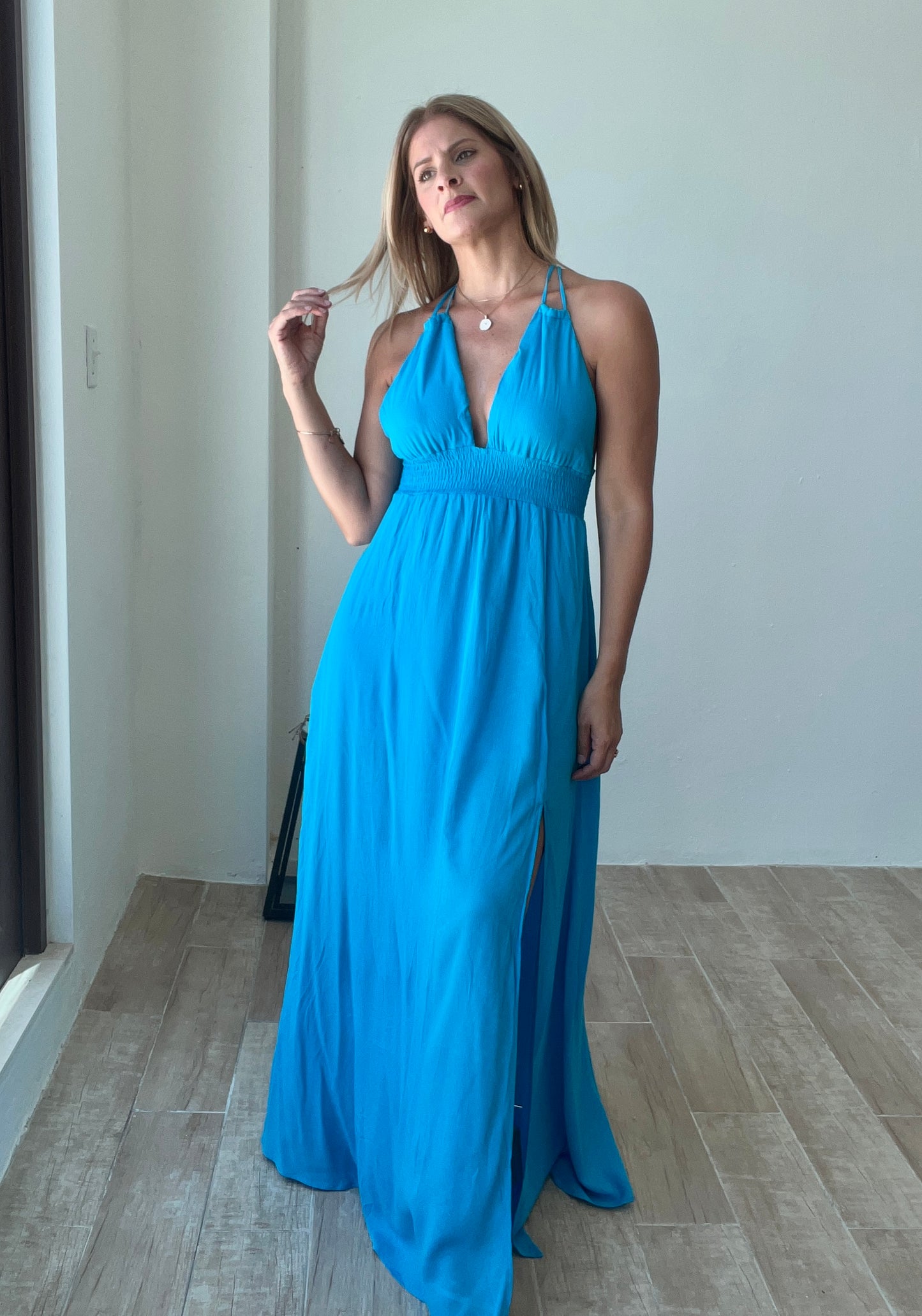 Blue Spirit Maxi Sundress