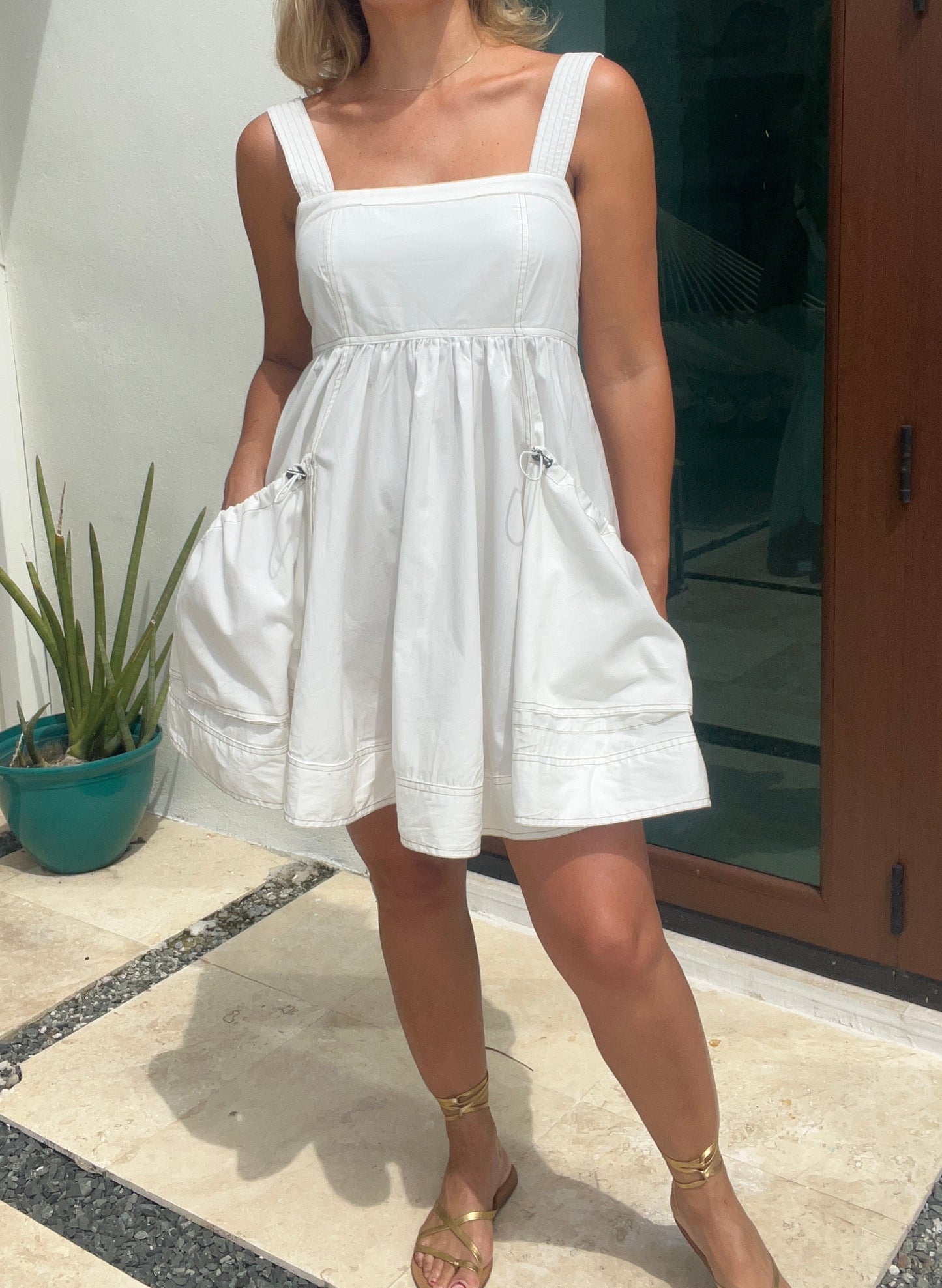 Tammy Cutie Dress-White